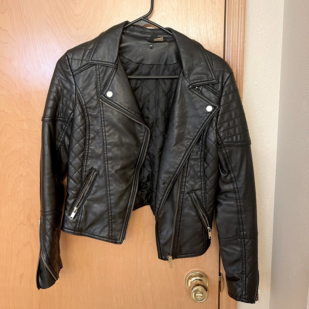 H&M Black Leather Jacket